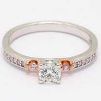 Trillium Argyle Pink Diamond Engagement Ring