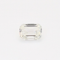0.91 Carat emerald white diamond