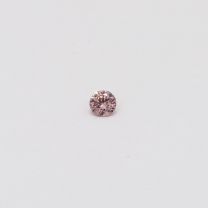 0.04 Carat round cut 5P Argyle pink diamond