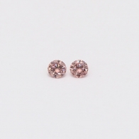 0.10 Total carat pair of Argyle pink diamonds