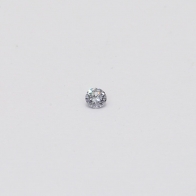 0.03 Carat round cut BL2 Argyle blue diamond