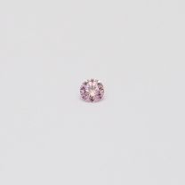 0.04 Carat round cut 6-7P/PP Argyle pink diamond
