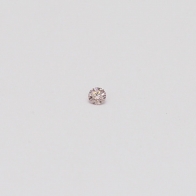 0.015 Carat round cut 6PR Argyle pink diamond