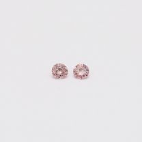 0.07 Total carat pair of 5PR Argyle pink diamonds