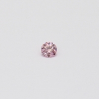 0.075 Carat round cut 6-7P/PP Argyle pink diamond