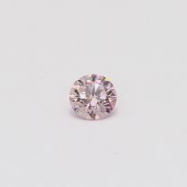 0.30 Carat round cut 7P certified Argyle pink diamond