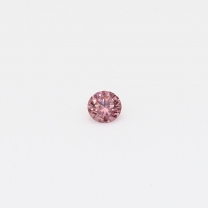 0.075 Carat round cut 3P Argyle pink diamond