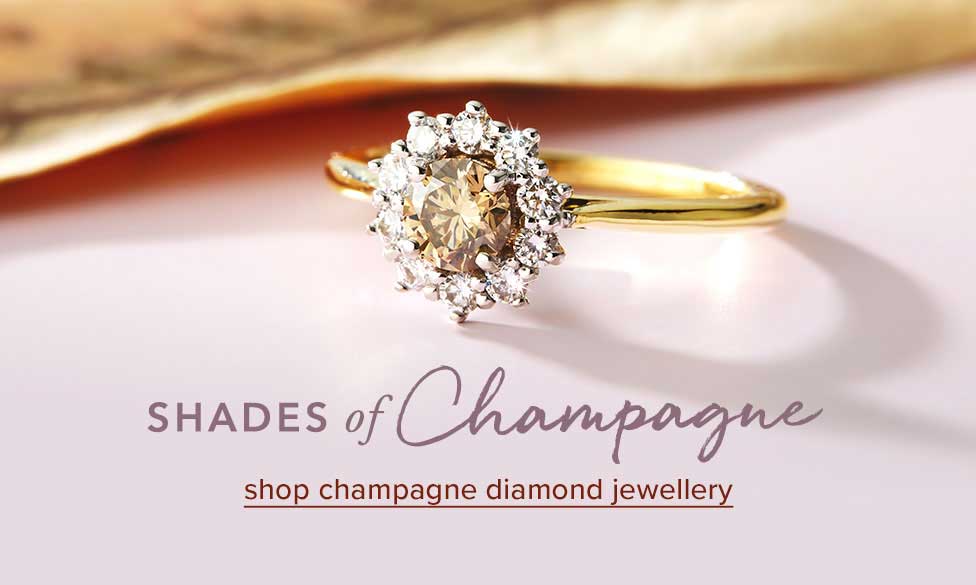 Champagne Diamond jewellery | Natural Australian diamonds | Nina's Jewellery