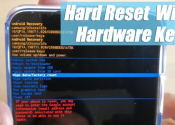 Hard Reset or Factory Reset in Galaxy S20